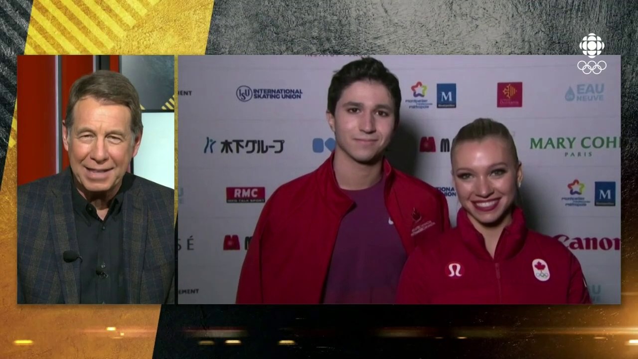 2022 Marjorie Lajoie & Zachary Lagha Worlds Post-FD Interview (Canadian Coverage) 720p