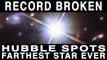 La estrella Earendel es el objeto individual más lejana jamás vista hasta ahora con el Hubble