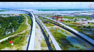 ৯ মিনিট ড্রোনে দেখুন ১০ কিলোমিটার পদ্মা সেতু   4K   Padma Bridge Exclusive Drone View   পদ্মা সেত�[1]