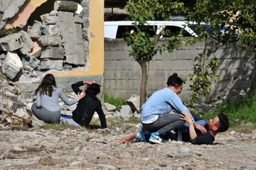Osmaniye'de deprem sonrası kurtarma tatbikatı yapıldı