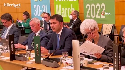 Bakan Kurum, Paris’te düzenlenen OECD Çevre Bakanları Toplantısı’na katıldı