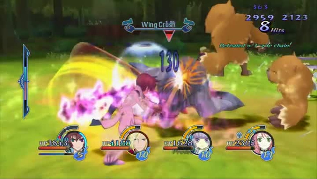 Tales of Graces f : GC 2012 : Combat en forêt