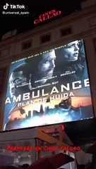 Premiere en Madrid, España de Ambulance (Ambulancia) con la presencia de los protagonistas