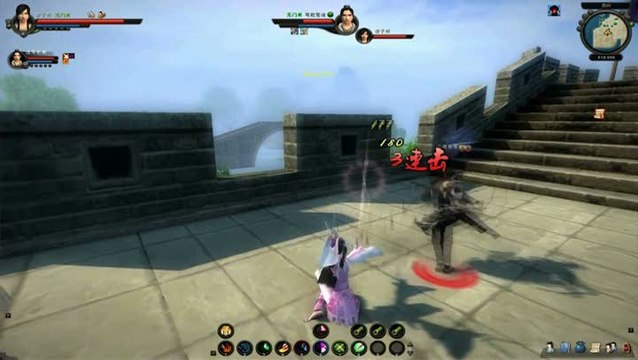 Age of Wulin : Legend of the Nine Scrolls : Combats et vols planés