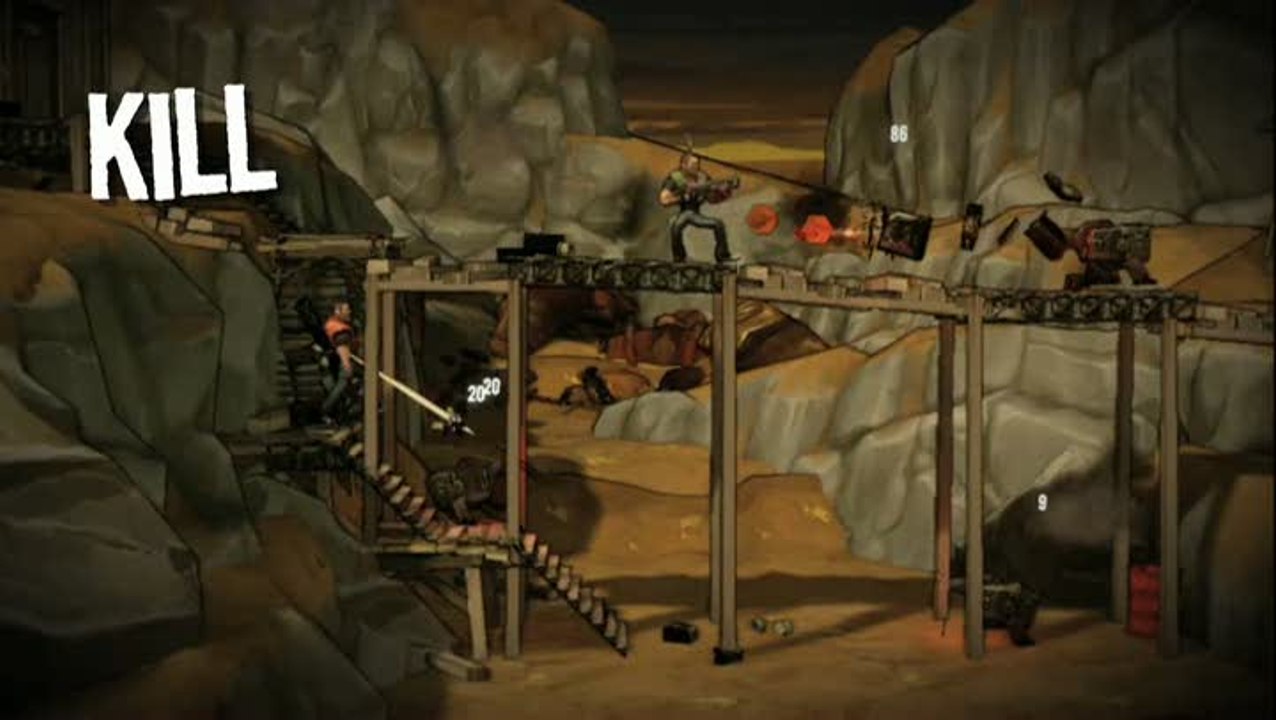 Shoot Many Robots : Trailer de gameplay n°1