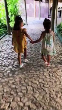 Ivete Sangalo derreteu o coração dos seguidores ao publicar um vídeo das filhas, Marina e Helena
