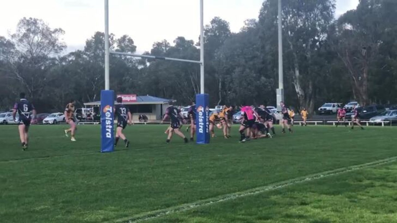 Tyron Gorman second try