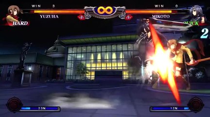 Phantom Breaker : Yuzuha vs Mikoto