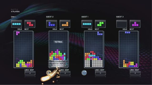 Tetris : Mode Battle à quatre