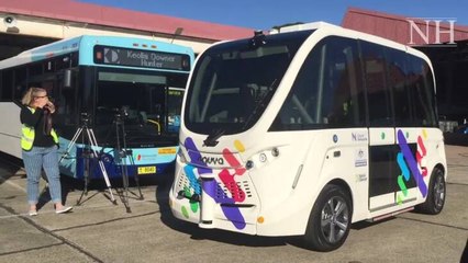 Look inside Newcastle's first driverless vehicle