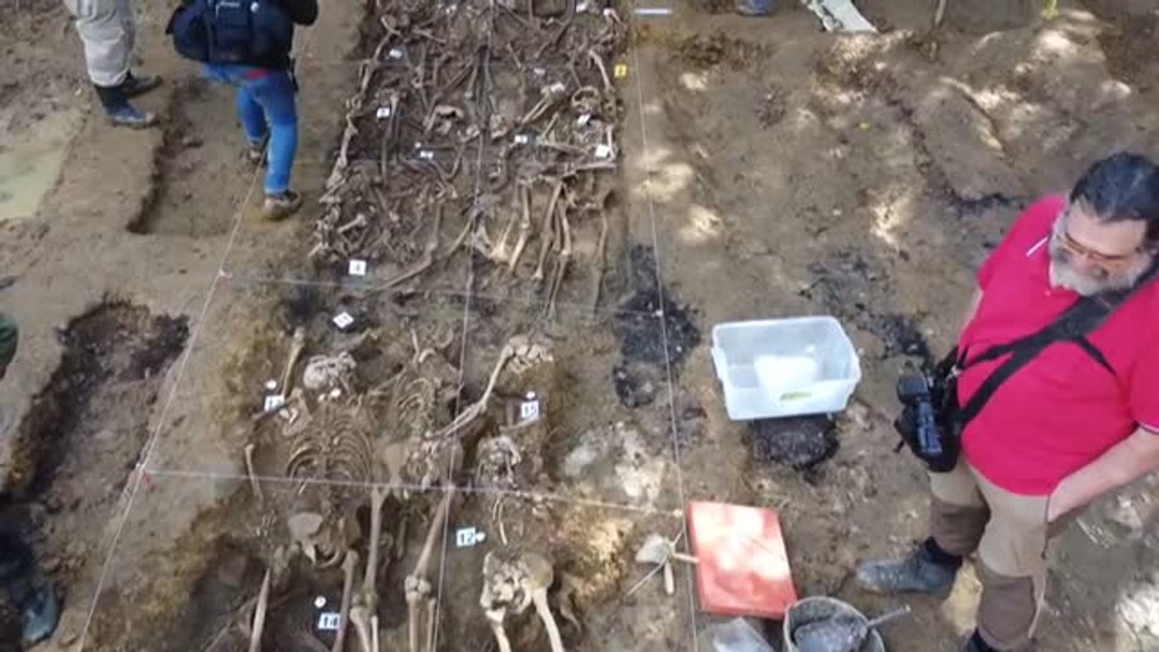 Hallan la mayor fosa común de la Guerra Civil exhumada en Euskadi