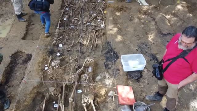 Hallan la mayor fosa común de la Guerra Civil exhumada en Euskadi