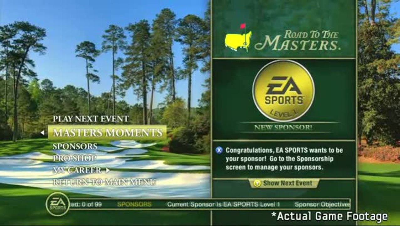 Tiger Woods PGA Tour 12 : The Masters : Masters...