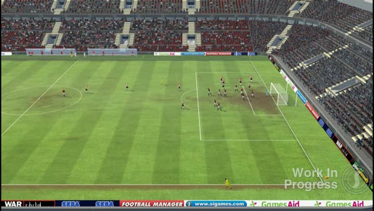 Football Manager 2012 : Moteur 3D
