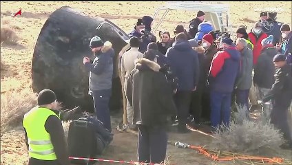 Astronauta norte-americano regressa à Terra sob a sombra da guerra na Ucrânia