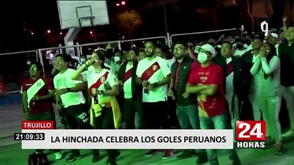 下载视频: Así celebraron los hinchas el pase de la Blanquirroja al repechaje