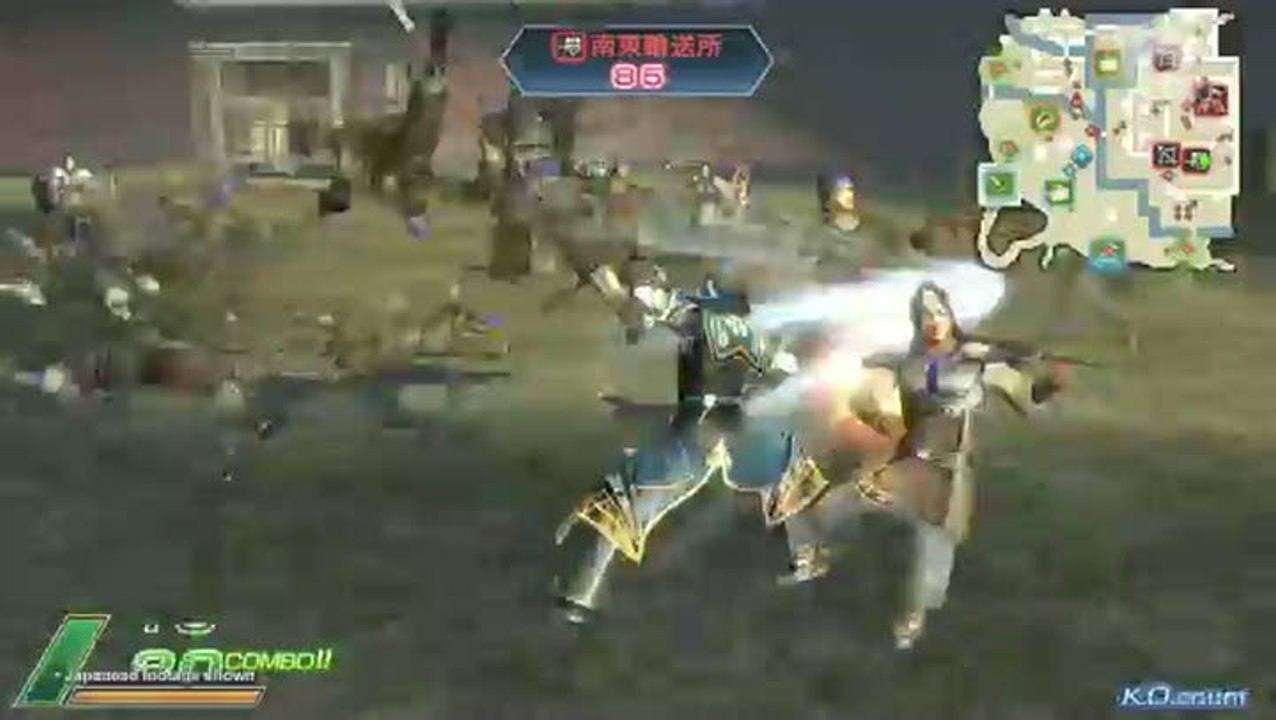Dynasty Warriors Next : Des styles de combats très différents