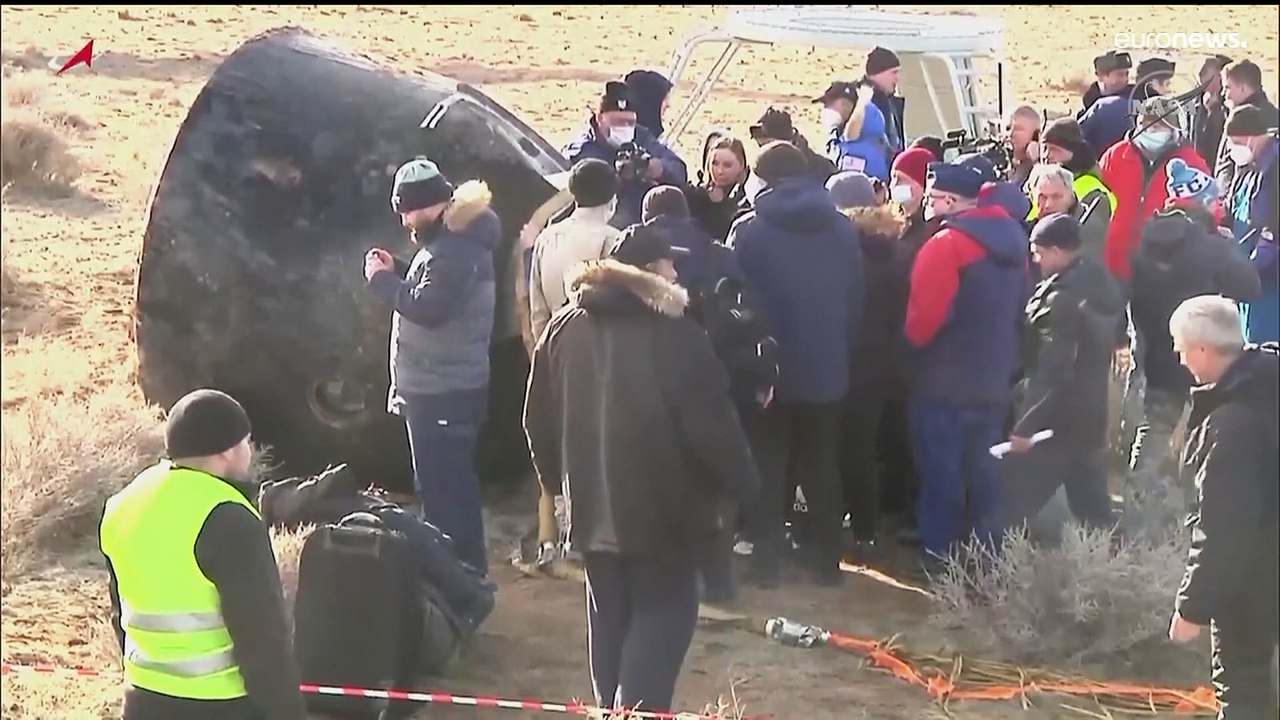 "Touchdown confirmed": US-Astronaut und zwei Kosmonauten sind von der ISS zurückgekehrt