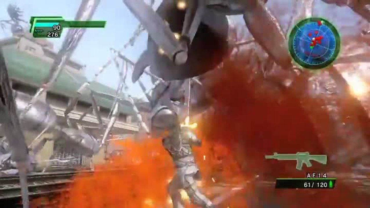 Earth Defense Force 2025 : Séquences de gameplay