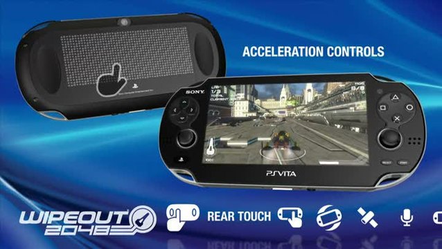 WipEout 2048 : Utilisation des spécificités de la Vita
