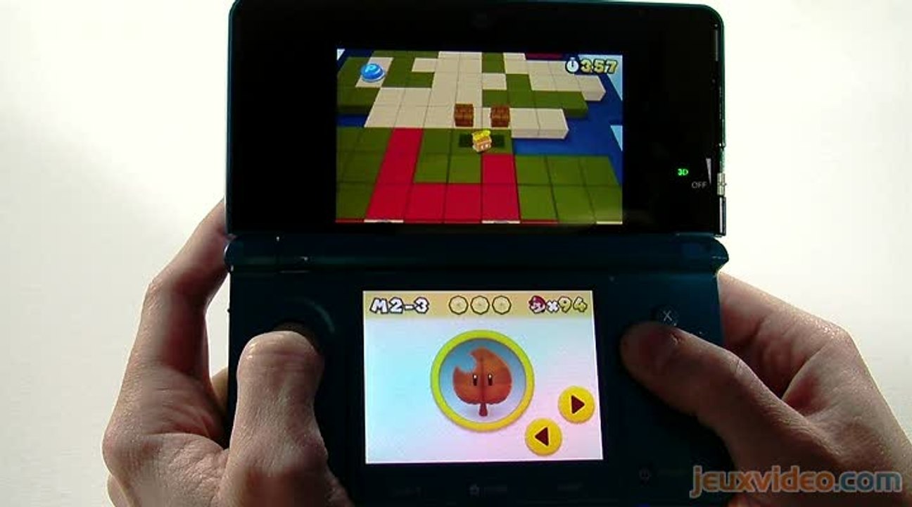 Super Mario 3D Land : 1/2 : Mario s'essaye à la 3D relief