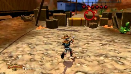 The Gunstringer : Longue séquence de gameplay