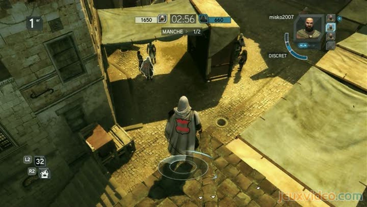 Assassin's Creed : Revelations : Bêta PS3 - Mode Chasse à l'homme - L'Hopital des Chevaliers