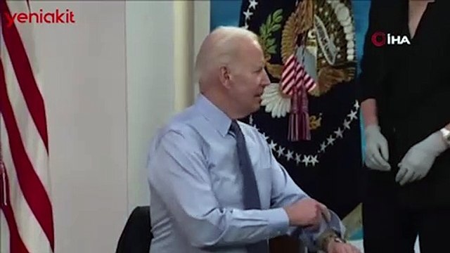 ABD Başkanı Biden Covid-19 aşısını canlı yayında oldu