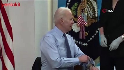 ABD Başkanı Biden Covid-19 aşısını canlı yayında oldu