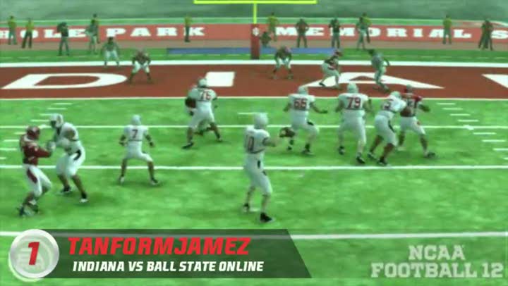 NCAA Football 12 : Top 5 Plays