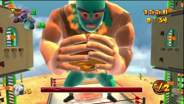 BurgerTime World Tour : Bon appétit