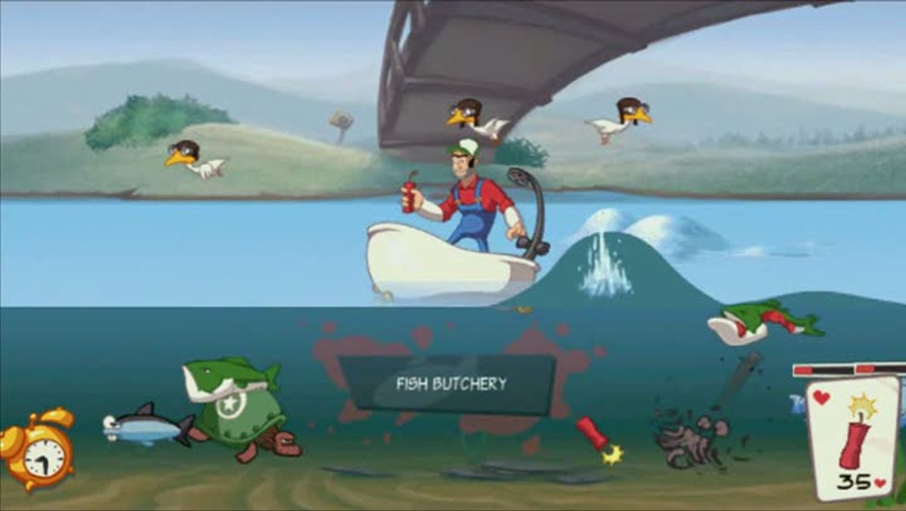 Super Dynamite Fishing : Gameplay