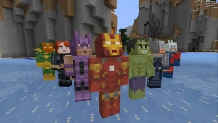 Minecraft : Skin Pack Marvel Avengers