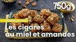 Video de la recette des cigares au miel et aux amandes - 750g
