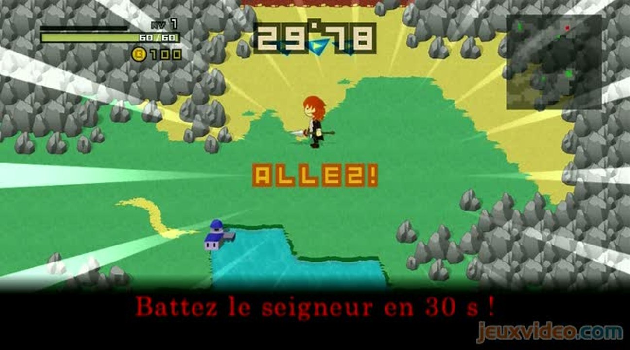 Half-Minute Hero : Super Mega Neo Climax : Style Néo Cartoon