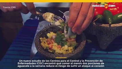 Comer un aguacate a la semana puede reducir el riesgo de un ataque al corazón.