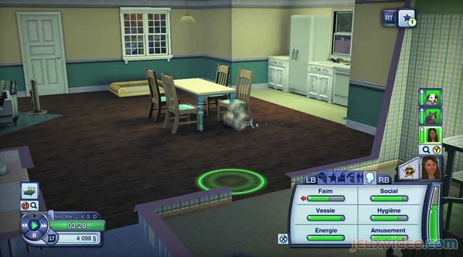 Les Sims 3 : Animaux & Cie : Spécificités de la version console