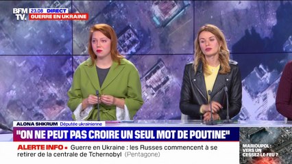 Alona Shkrum, députée ukrainienne: "En Ukraine, on ne dit pas 'après la guerre' mais 'après la victoire'"