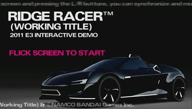 Ridge Racer : E3 2011 : Démo interactive