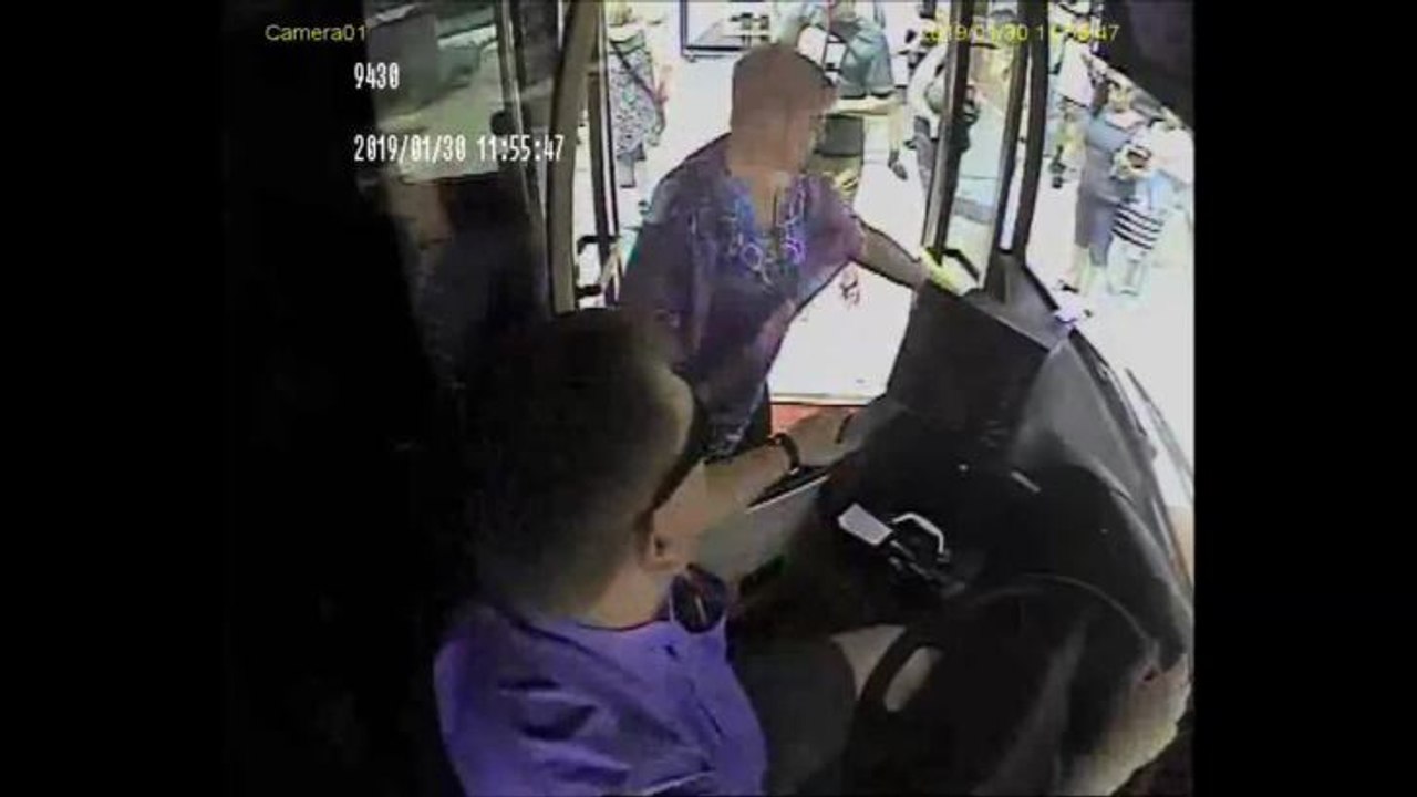 STEVEN FENWICK boarding bus