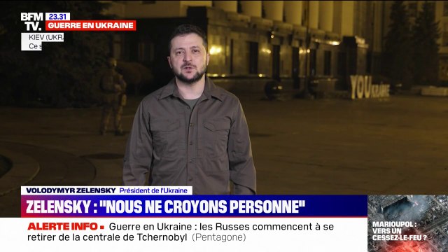 Nous ne croyons personne : Volodymyr Zelensky réagit à l'annonce de la réduction du dispositif russe