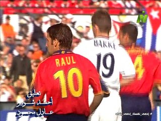 الشوط الثاني مباراة النرويج و اسبانيا 1-0 يورو 2000