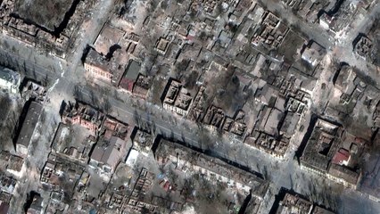 마리우폴 폐허나 다름없이 파괴돼...위성사진 공개 / YTN