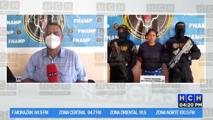 FNAMP captura a "La Chaparra" como presunta integrante de la Pandilla 18 dedicada a la extorsión en La Ceiba