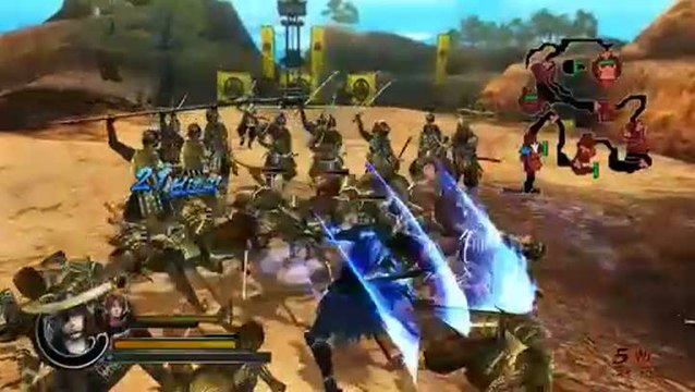 Sengoku Basara Samurai Heroes Party : Un combo dévastateur