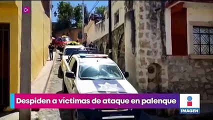 Despiden a víctimas de ataque en palenque de Zinapécuaro, Michoacán