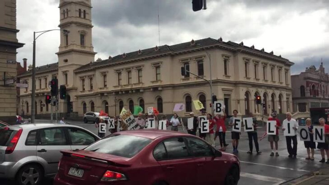 Sturt Street protest