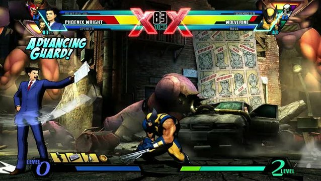Ultimate Marvel vs. Capcom 3 : Phoenix Wright vs Nova