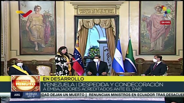 Embajadora de Nicaragua en Venezuela reconoce vínculos históricos entre ambas naciones