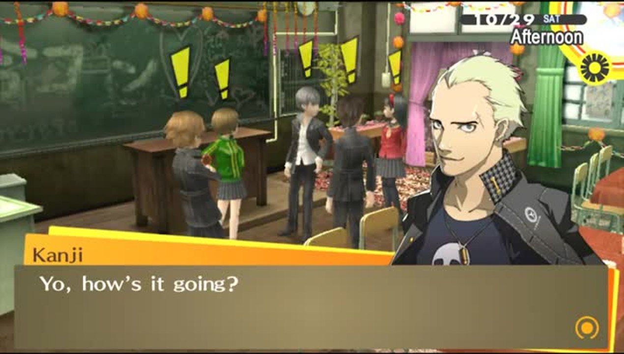 Persona 4 : The Golden : School Life : School E...
